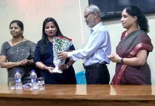 Ashvini Danigond was invited to the CSIBER College, Kolhapur