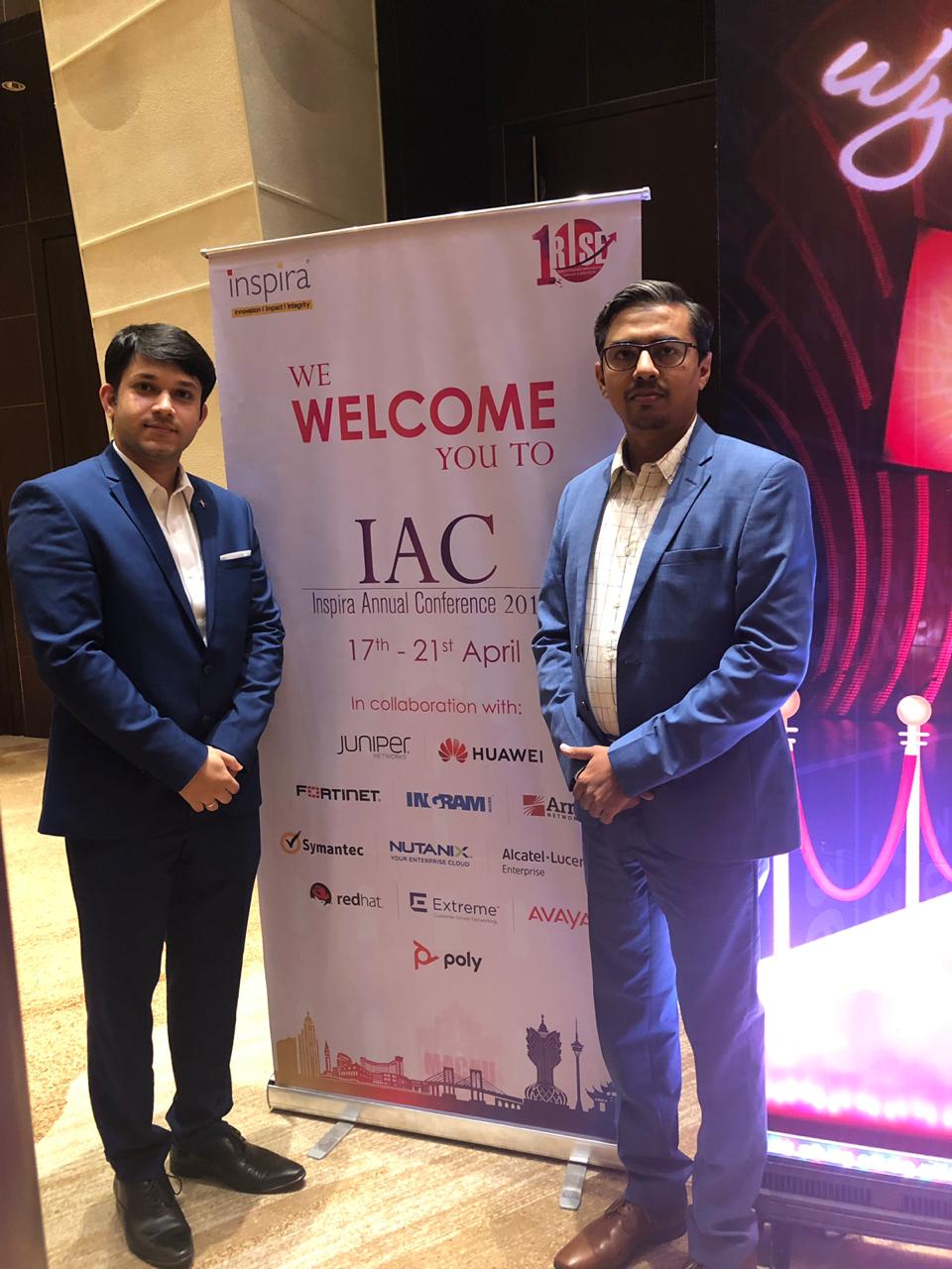 Puneet Pantane and Tabrez Maner Participated in IAC 2019 at Grand Hyatt, Macau