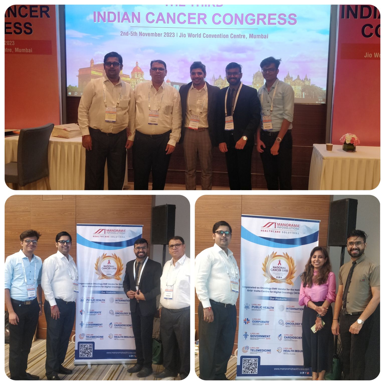 The 3rd Indian Cancer Congress hosted at Jio World Convention Centre in Mumbai from 2nd- 5th November, 2023