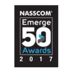 Manorama Infosolutions received NASSCOM Emerge50 Awards Rise & Shine - Celebrating the Technopreneurs Award 2017