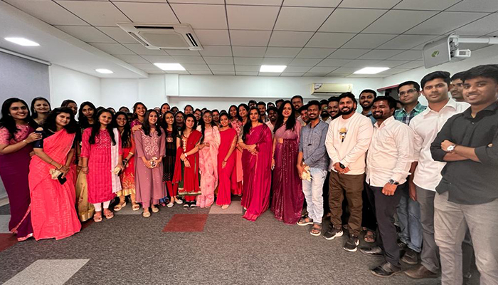 Navaratri gray color celebration at manorama infosolutions